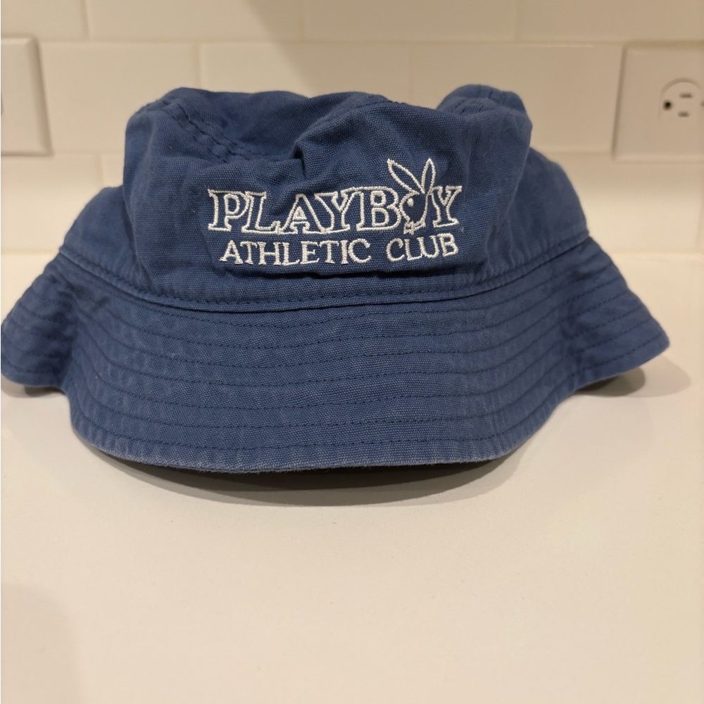 Playboy x PacSun Navy Bucket Hat – Athletic Club Collection